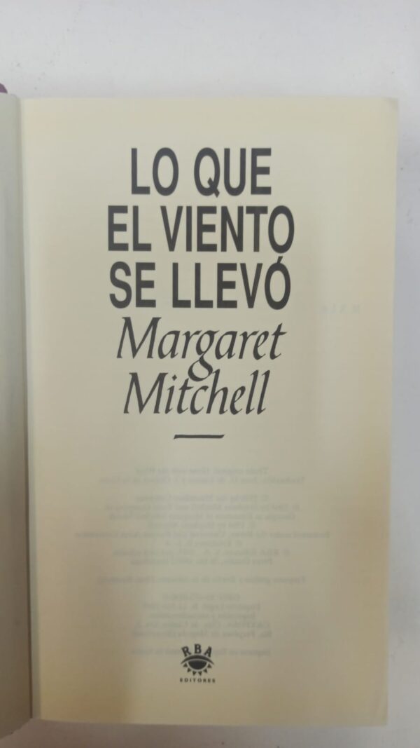 Lo que el viento se llevo - Margaret Mitchell