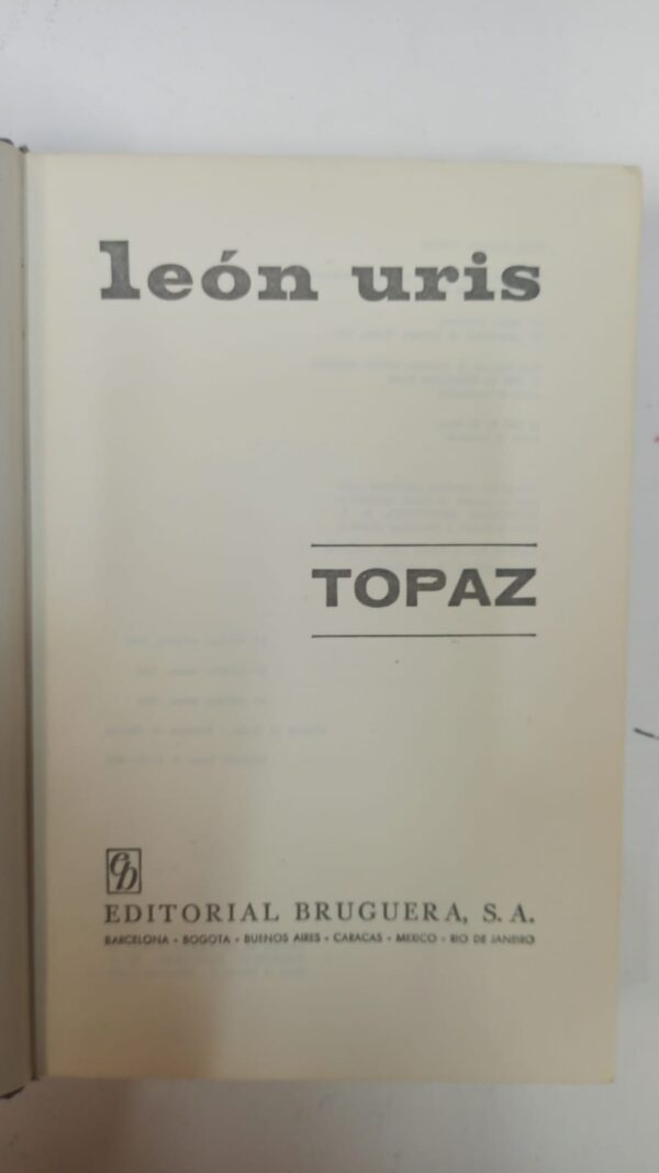 Topaz - Leon Uris