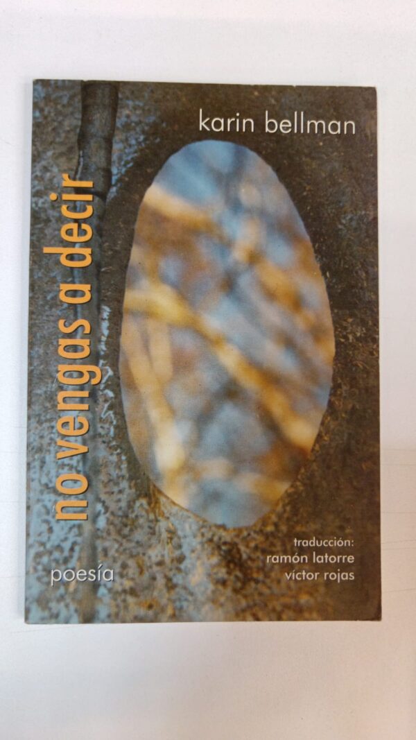 No vengas a decir - Karin Bellman