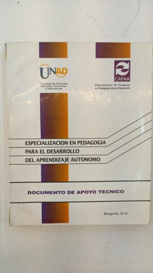 Especialización en Pedagogía para el Desarrollo del Aprendizaje Autónomo – UNAD (Documento de apoyo técnico)