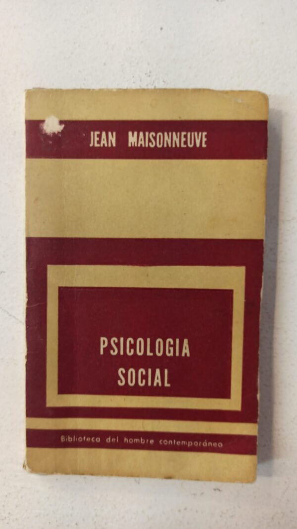 Psicología social – Jean Maisonneuve