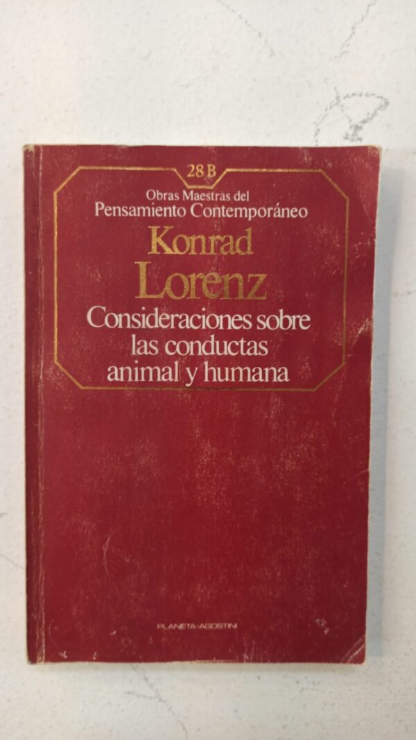 Consideraciones sobre la conducta animal y humana – Konrad Lorenz
