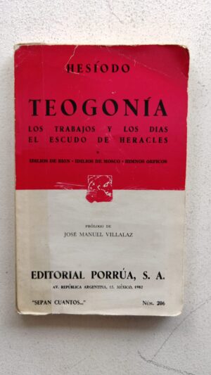 Teogonía, Los trabajos y los días, El escudo de Heracles – Hesíodo
